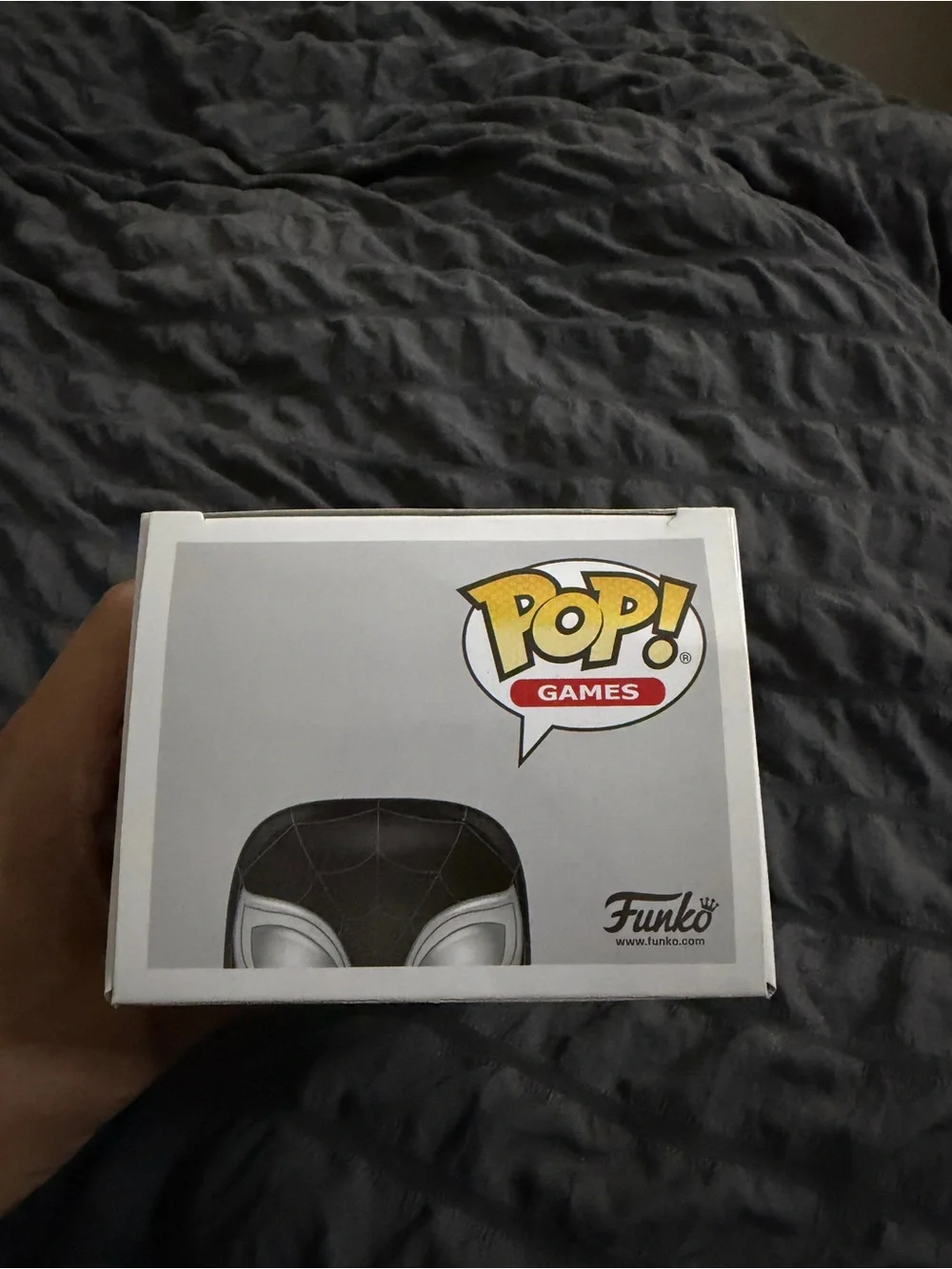 Funko Pop! Spider-Man #399 GITD EB Games Exclusive Gamerverse Negative Suit